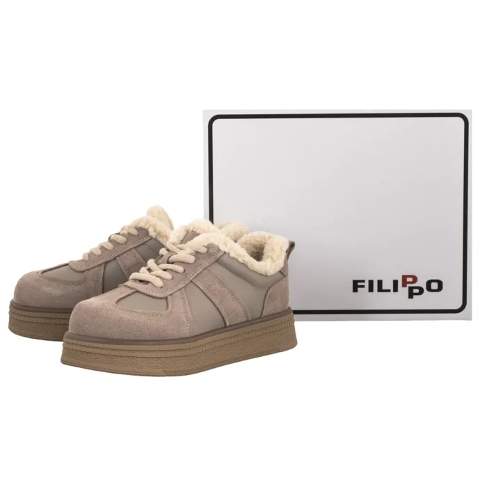 Sneakersy Filippo Beżowe DP7948/26 BE – zdjęcie 6