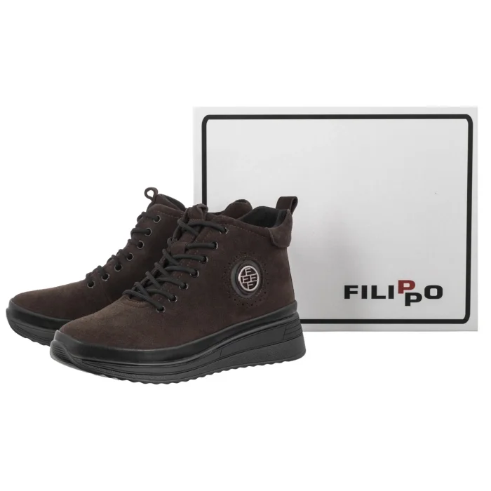 Botki Filippo Brązowe DBT4215/26 D BR – zdjęcie 6