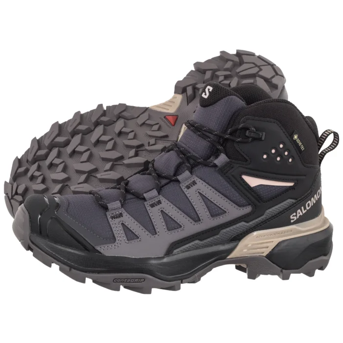 Buty Trekkingowe Salomon X Ultra 360 Mid GTX W Nine Iron/Excalibur/Shadow Gray 491015 – zdjęcie 1