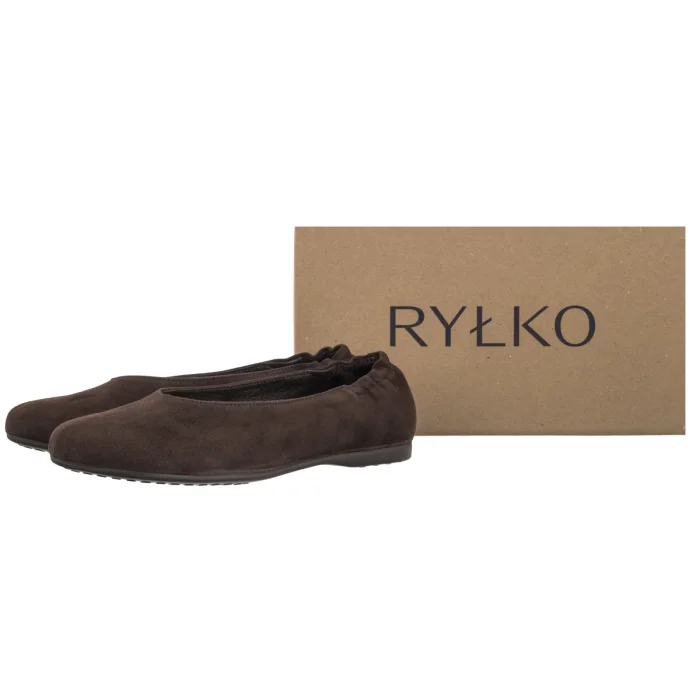 Baleriny Ryłko Brązowe 0Y200___ _3TY – zdjęcie 6
