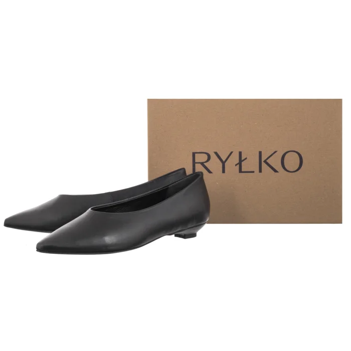 Baleriny Ryłko Czarne Y1NS8___ _4JZ – zdjęcie 6
