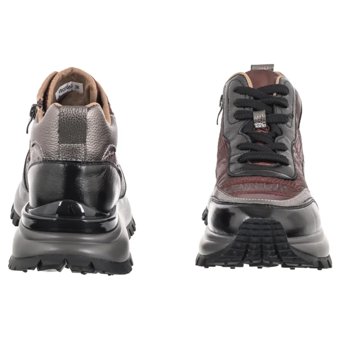 Sneakersy Artiker Brązowe/Czarne 59C0060 – zdjęcie 4