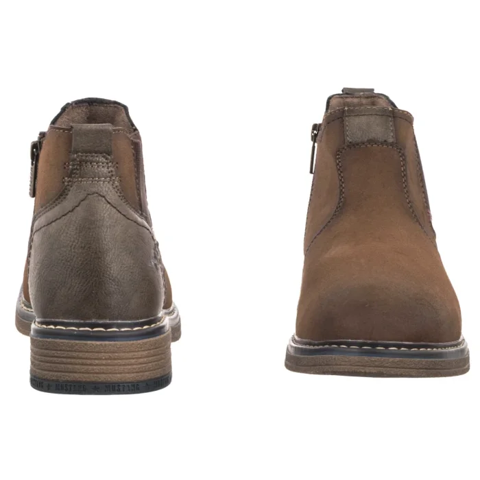 Botki Mustang Brązowe 36M0071001 – zdjęcie 4