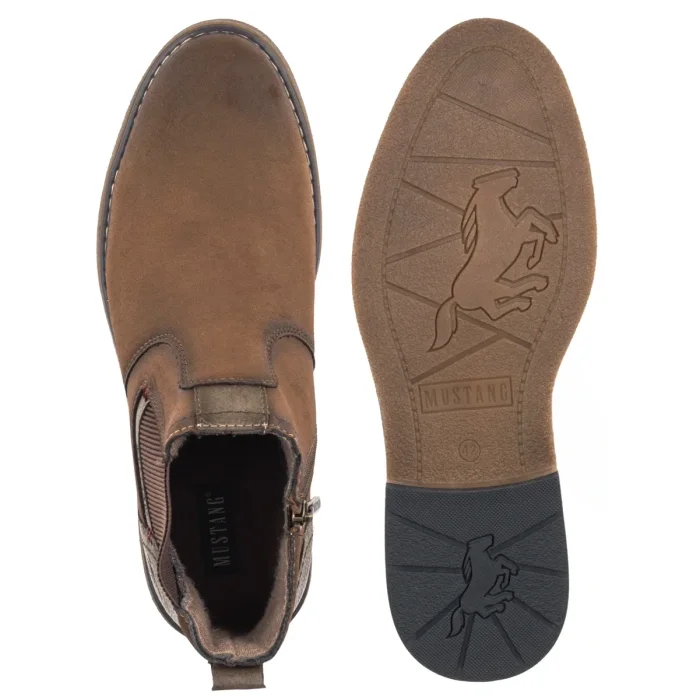 Botki Mustang Brązowe 36M0071001 – zdjęcie 5