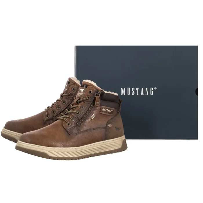 Trzewiki Mustang Brązowe 36M0011001 – zdjęcie 6