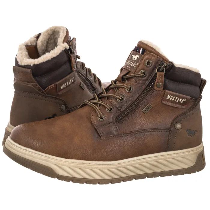 Trzewiki Mustang Brązowe 36M0011001 – zdjęcie 1