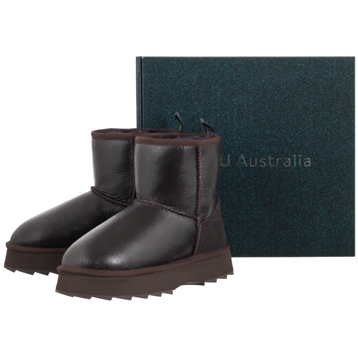 Śniegowce EMU Australia Sharky Mini Town Flatform Chocolate W13340 – zdjęcie 6