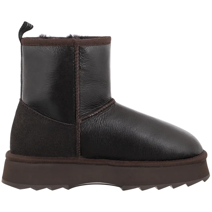 Śniegowce EMU Australia Sharky Mini Town Flatform Chocolate W13340 – zdjęcie 3