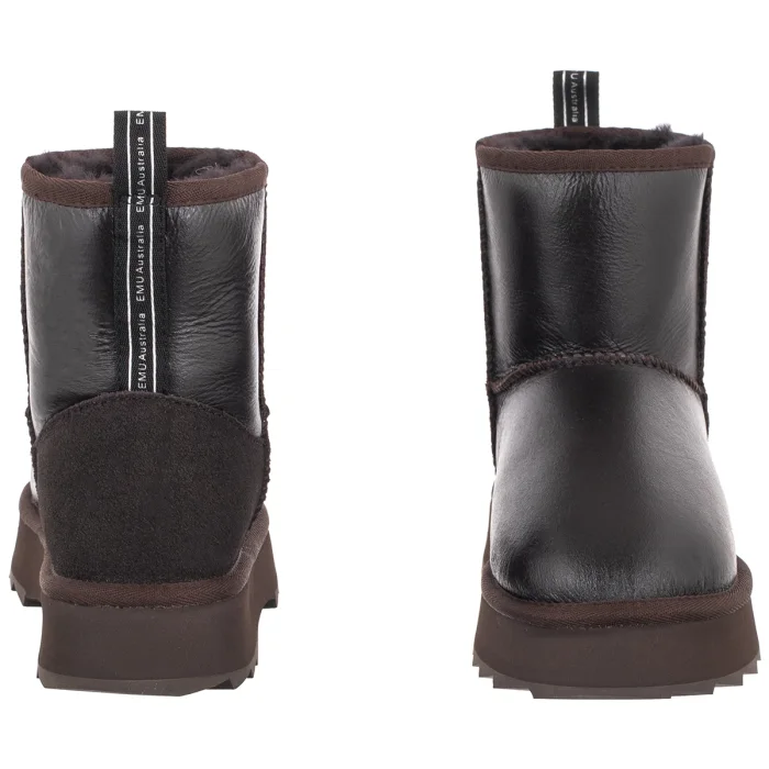 Śniegowce EMU Australia Sharky Mini Town Flatform Chocolate W13340 – zdjęcie 4
