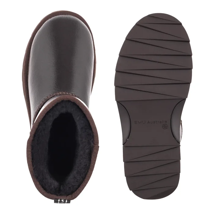 Śniegowce EMU Australia Sharky Mini Town Flatform Chocolate W13340 – zdjęcie 5
