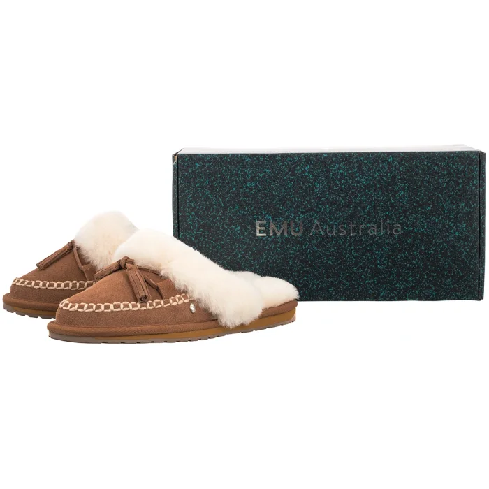 Klapki EMU Australia Tahnee Chestnut W13373 – zdjęcie 6