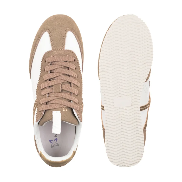 Sneakersy Maciejka Beżowe/Białe M7355-04/00-7 – zdjęcie 5