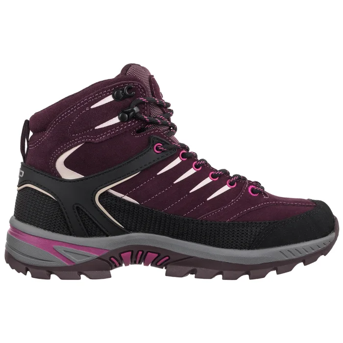 Buty Trekkingowe CMP Kids Rigel 2.0 Mid Wp Trekking Shoes 3Q19364J36CZ Black Berry-Amaranto – zdjęcie 3