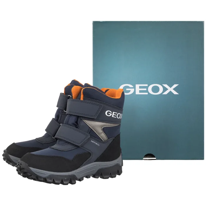 Śniegowce Geox J Himalaya B.B Abx E - Nyl+Dbk Navy J46FRE 0FU50 C0659 – zdjęcie 6