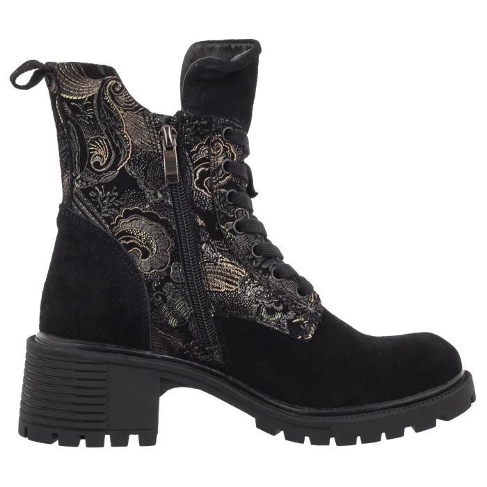 Botki Filippo Czarne DBT8021/26 BK GO – zdjęcie 3