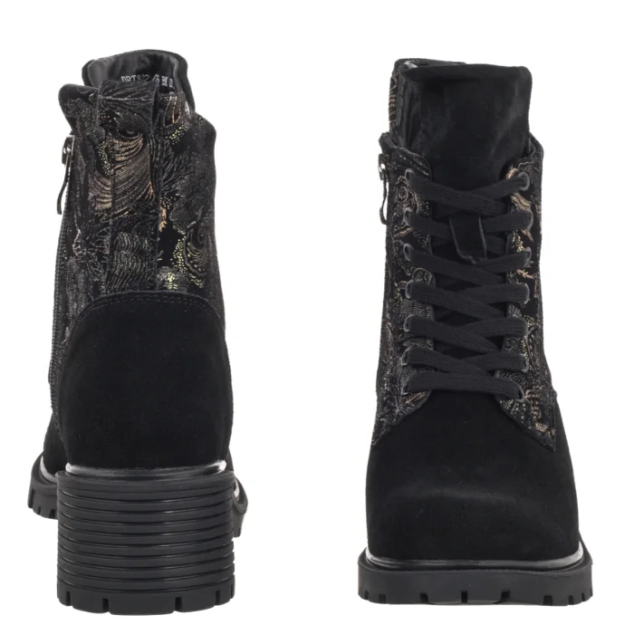 Botki Filippo Czarne DBT8021/26 BK GO – zdjęcie 4