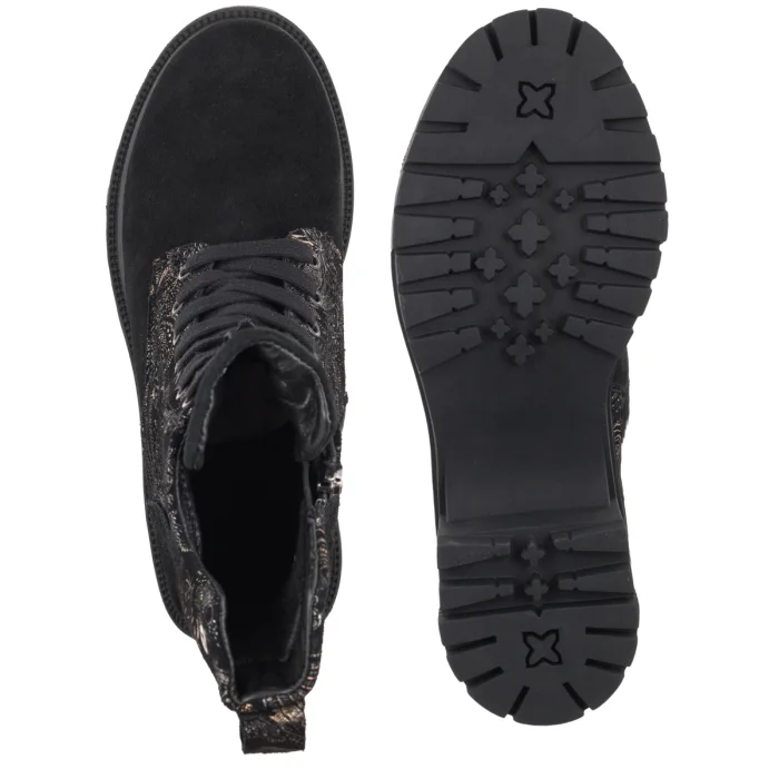 Botki Filippo Czarne DBT8021/26 BK GO – zdjęcie 5