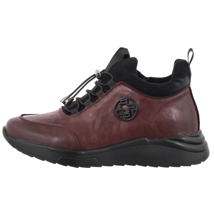 Botki Filippo Bordowe DBT7168/26 BG – zdjęcie 2