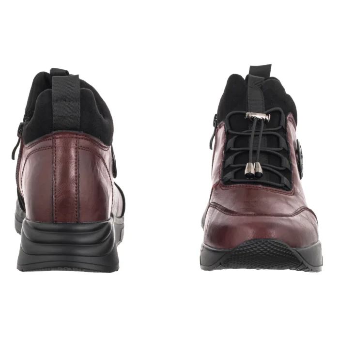 Botki Filippo Bordowe DBT7168/26 BG – zdjęcie 4