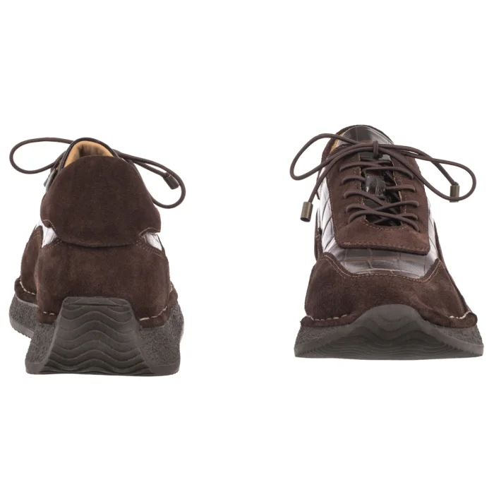 Sneakersy Nessi Brązowe 26JP142 – zdjęcie 4
