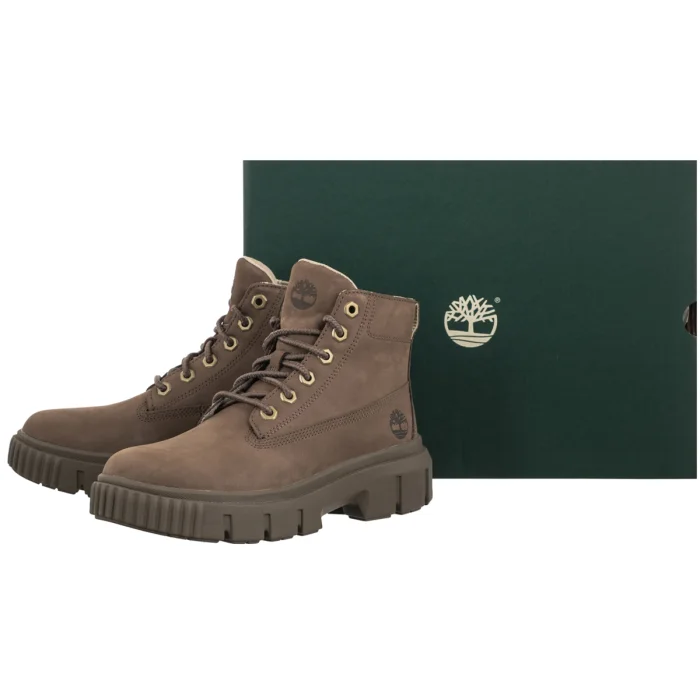 Buty Trekkingowe Timberland Greyfield Mid Lace Boot Medium Brown Nubuck 0A2FT6 EM5 – zdjęcie 6