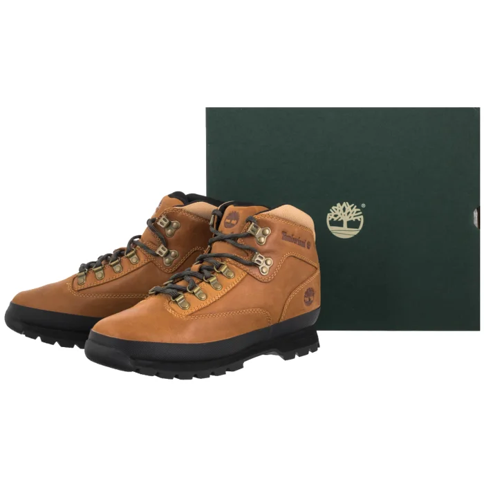 Buty Trekkingowe Timberland Euro Hiker Mid Lace Boot Wheat Full Grain 0A2PUS EN1 – zdjęcie 6