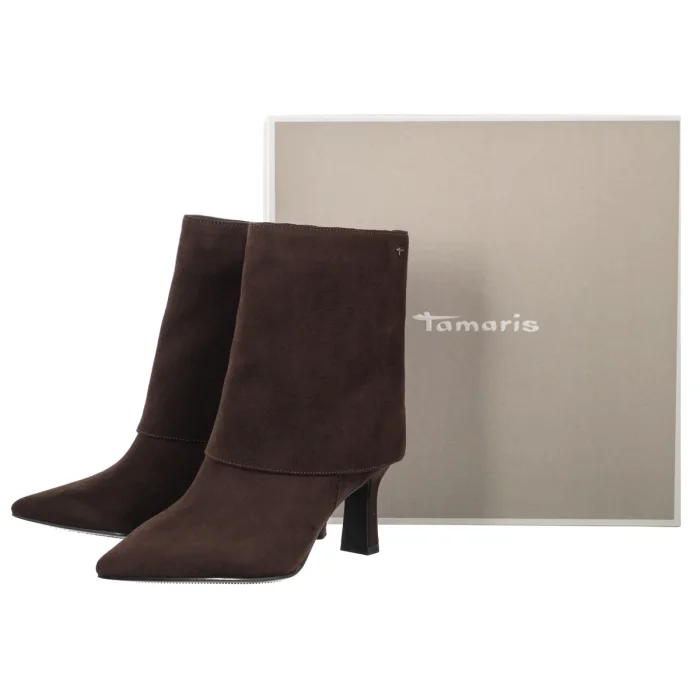 Botki Tamaris Brązowe 1-25027-47 304 Mocca – zdjęcie 6