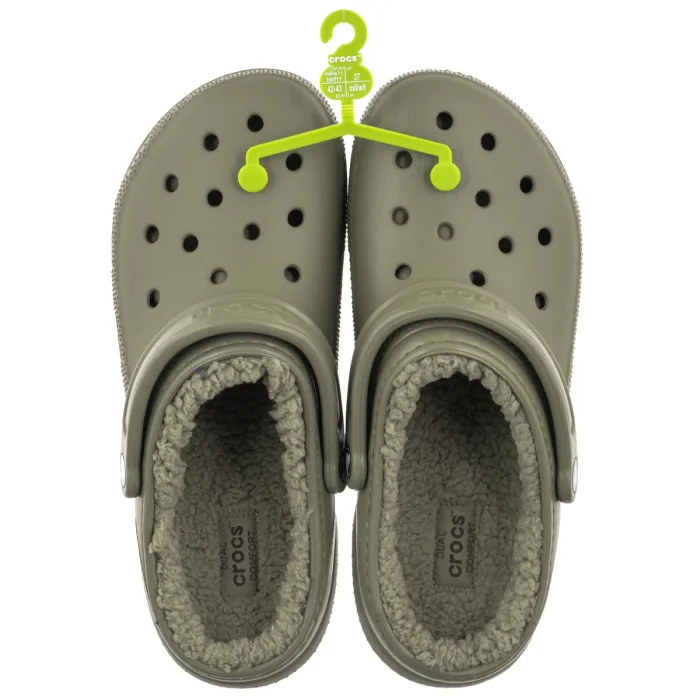 Klapki Crocs Classic Lined Clog Cargo 203591-3BX – zdjęcie 6