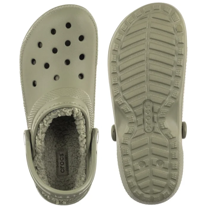 Klapki Crocs Classic Lined Clog Cargo 203591-3BX – zdjęcie 5