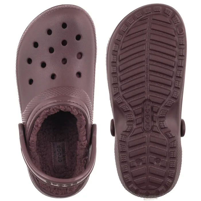 Klapki Crocs Classic Lined Clog Heritage Red 203591-7CU – zdjęcie 5