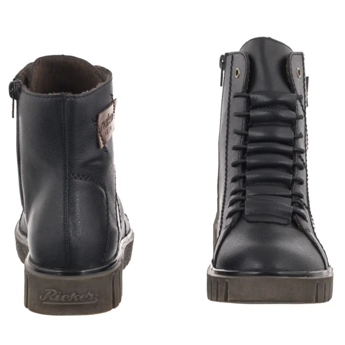Botki Rieker Czarne Y3421-00 Black – zdjęcie 4