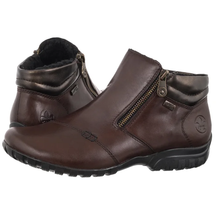 Botki Rieker Brązowe L4655-27 Brown – zdjęcie 1