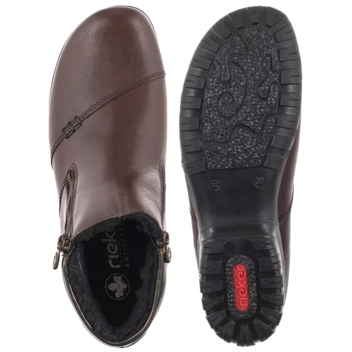 Botki Rieker Brązowe L4655-27 Brown – zdjęcie 5