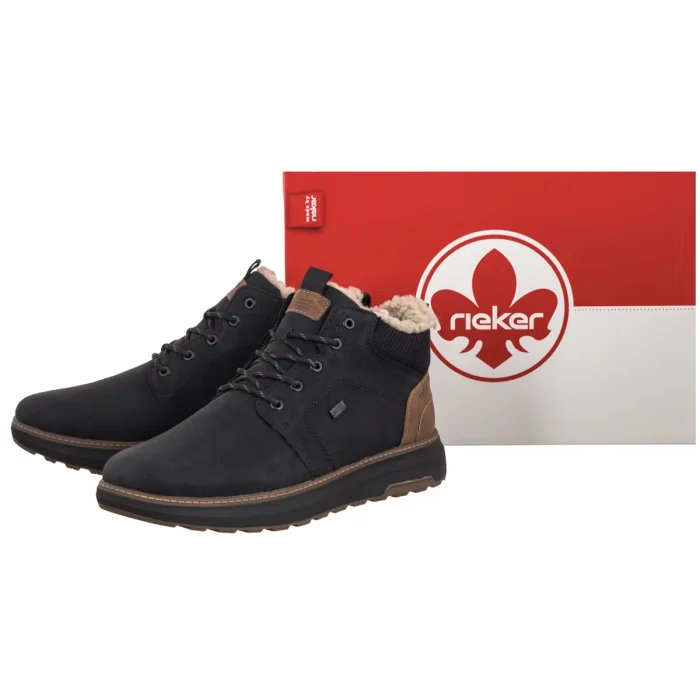 Trzewiki Rieker Czarne B5530-00 Black – zdjęcie 6