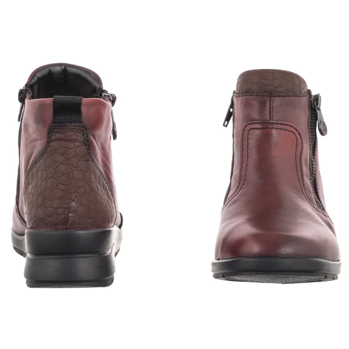 Botki Rieker Czerwone L4861-35 Red – zdjęcie 4