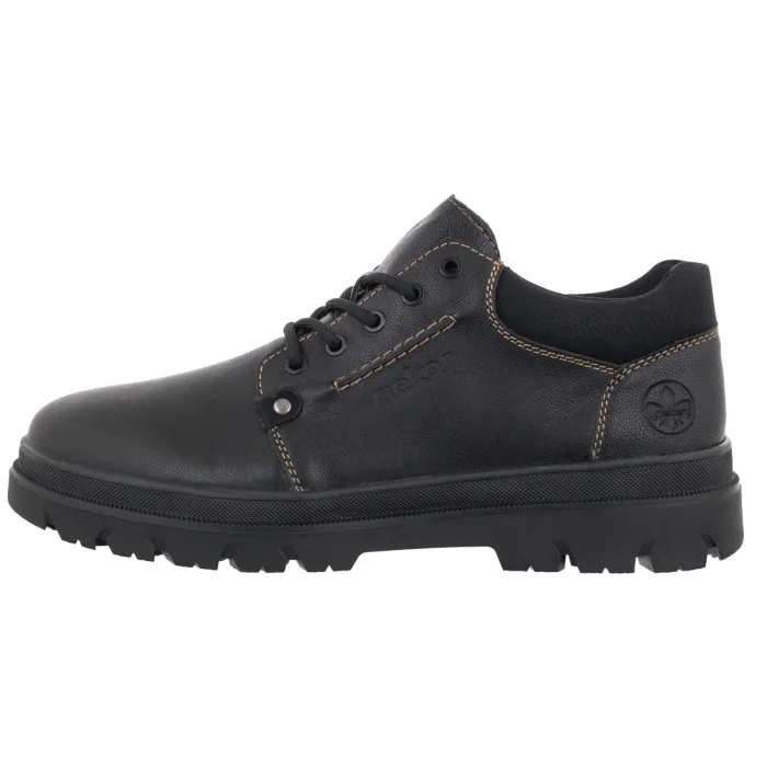 Półbuty Rieker Czarne B4001-00 Black – zdjęcie 2