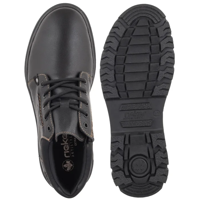Półbuty Rieker Czarne B4001-00 Black – zdjęcie 5