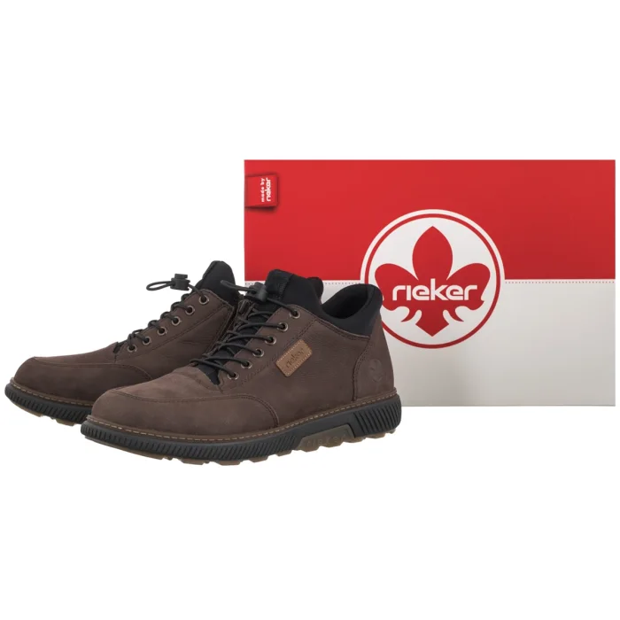 Trzewiki Rieker Brązowe B3356-25 Brown – zdjęcie 6