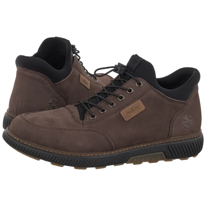 Trzewiki Rieker Brązowe B3356-25 Brown – zdjęcie 1