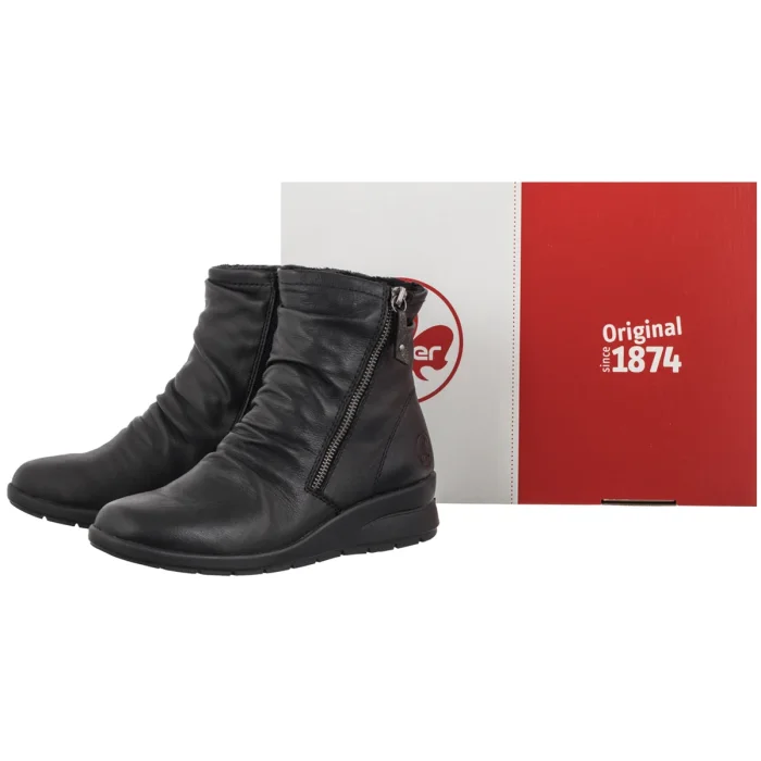 Botki Rieker Czarne L4864-00 Black – zdjęcie 6