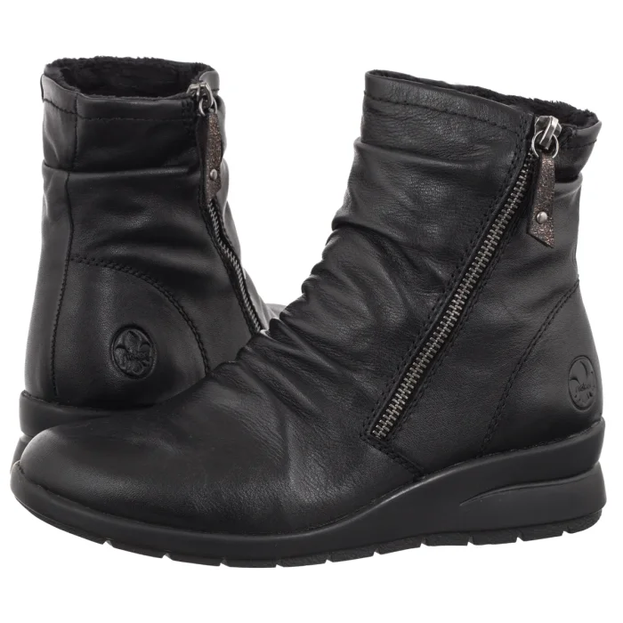 Botki Rieker Czarne L4864-00 Black – zdjęcie 1