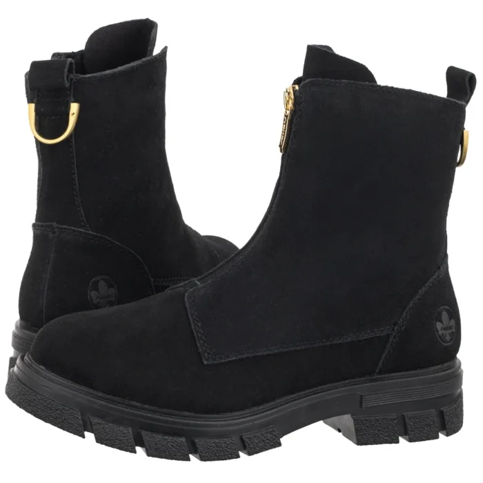 Botki Rieker Czarne Z9196-00 Black – zdjęcie 1