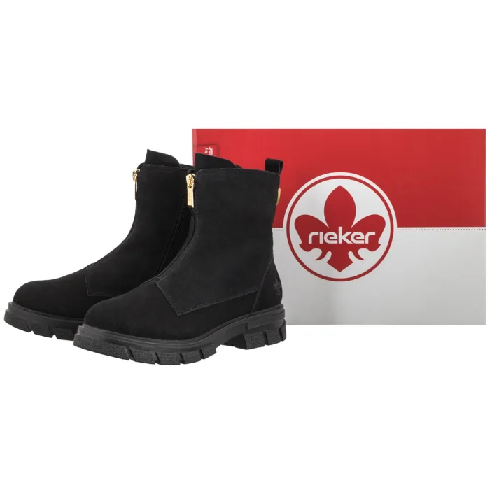 Botki Rieker Czarne Z9196-00 Black – zdjęcie 6