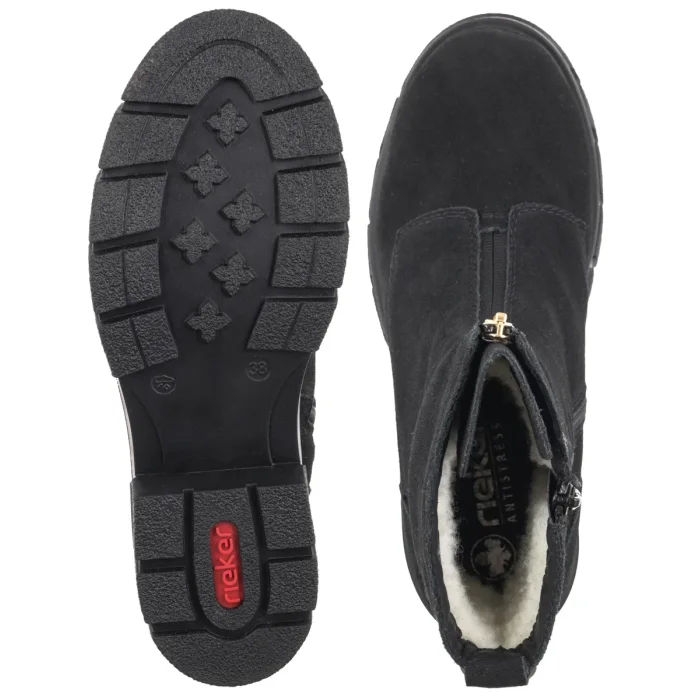 Botki Rieker Czarne Z9196-00 Black – zdjęcie 5