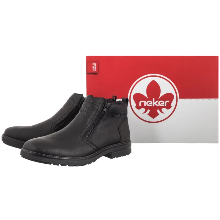 Botki Rieker Czarne 33452-00 Black – zdjęcie 6
