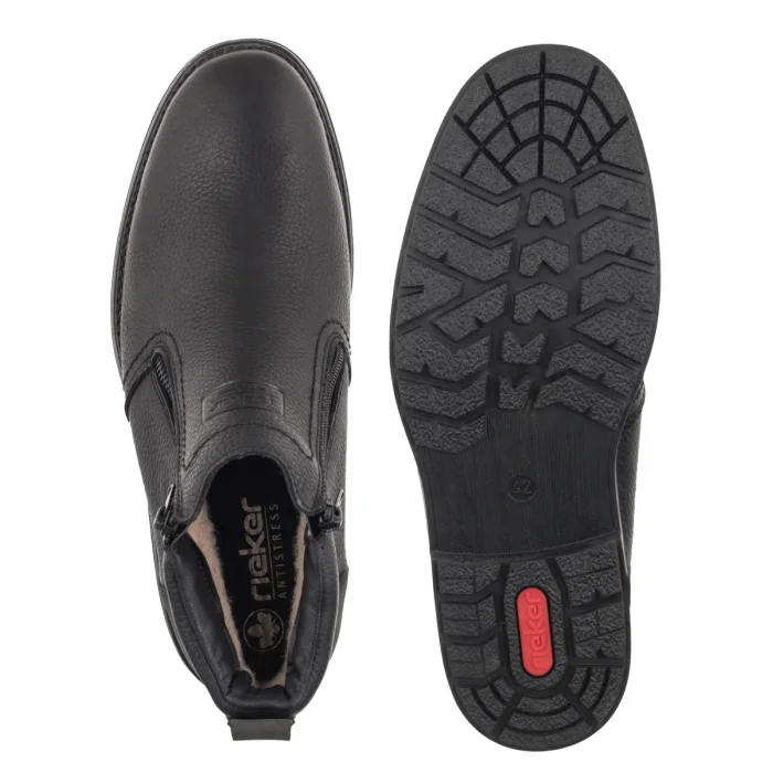 Botki Rieker Czarne 33452-00 Black – zdjęcie 5