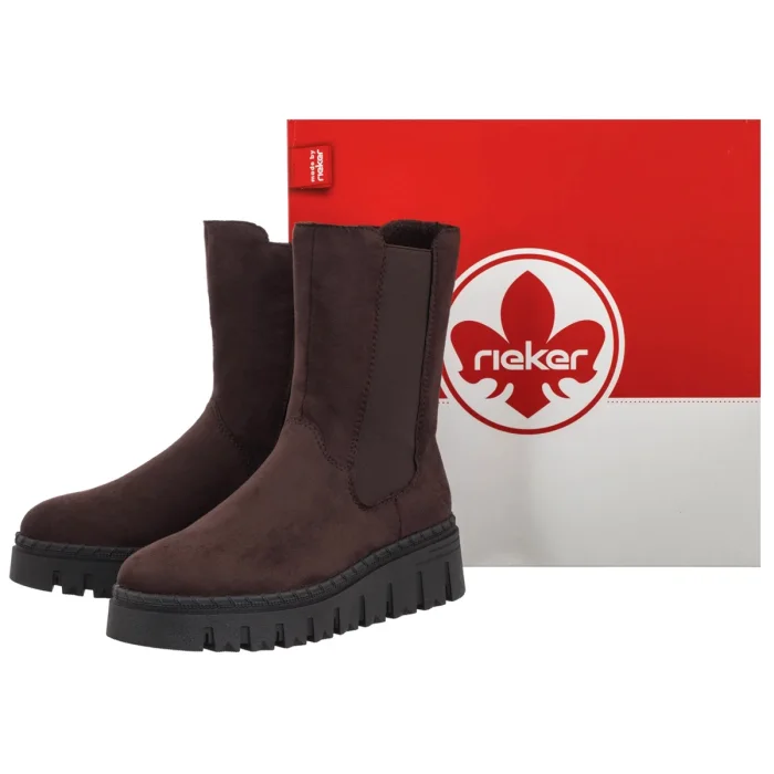 Botki Rieker Brązowe Z8983-25 Brown – zdjęcie 6