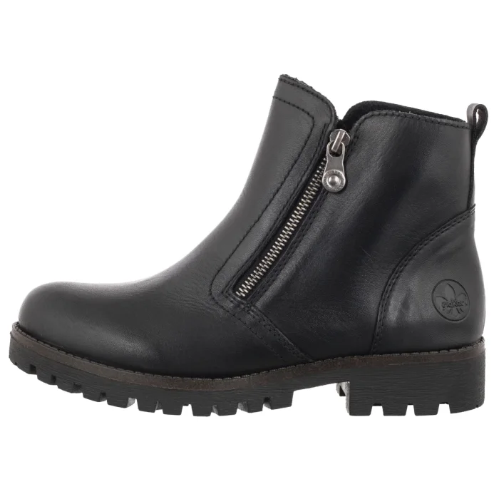 Botki Rieker Czarne 78556-00 Black – zdjęcie 2
