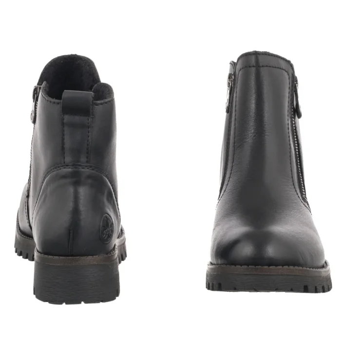 Botki Rieker Czarne 78556-00 Black – zdjęcie 4