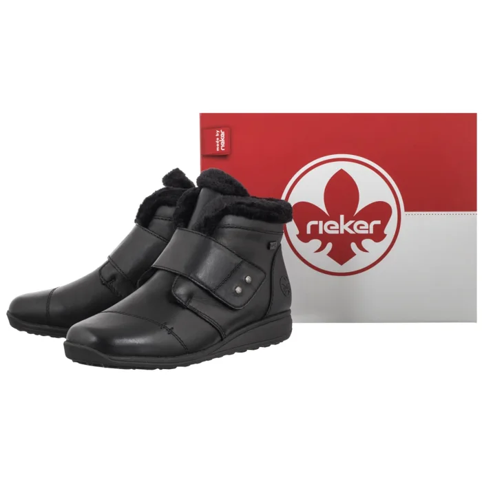 Botki Rieker Czarne 47268-00 Black – zdjęcie 6